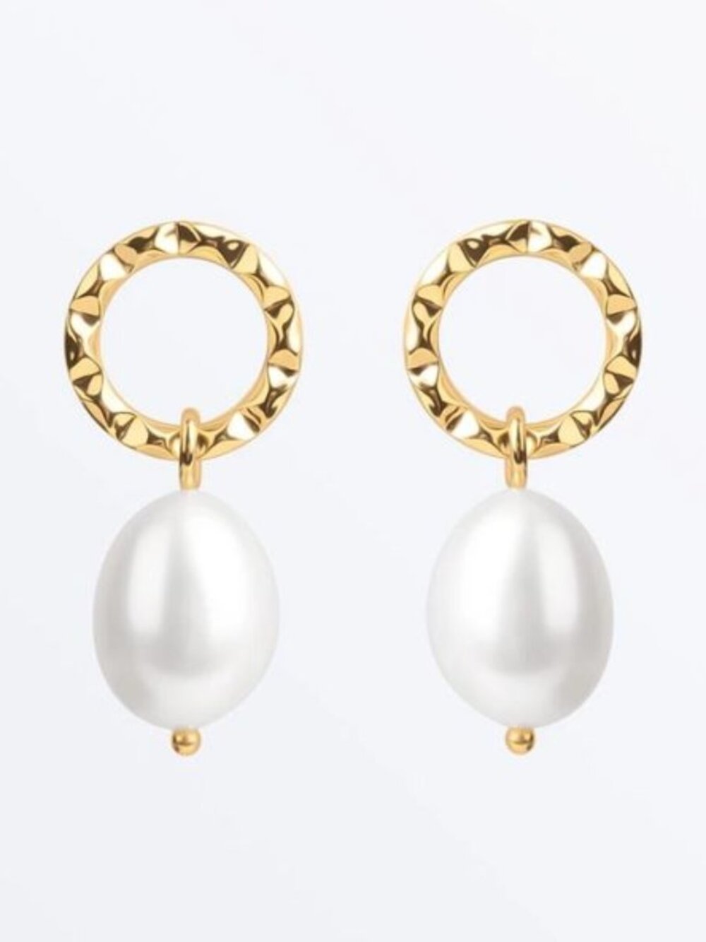 Ana Luisa Pearl Drop Earrings - Hope 14k gold plated